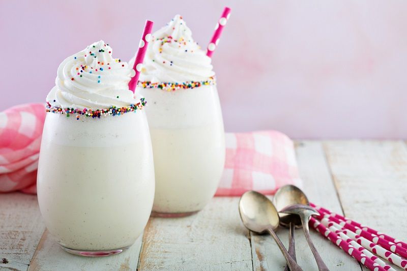 Vanilla milkshake