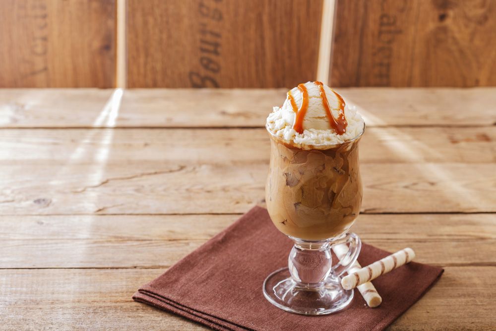 Caramel milkshake