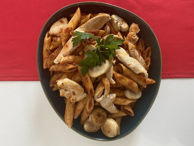 Tomato Mixed Chicken & Mushroom