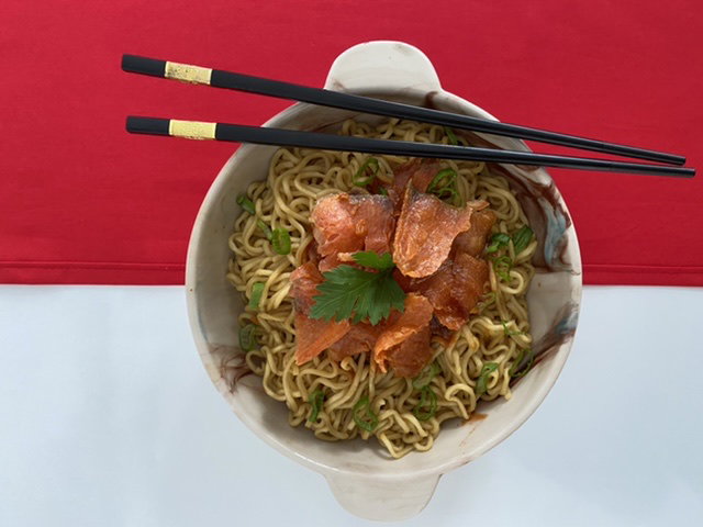 Salmon noodle
