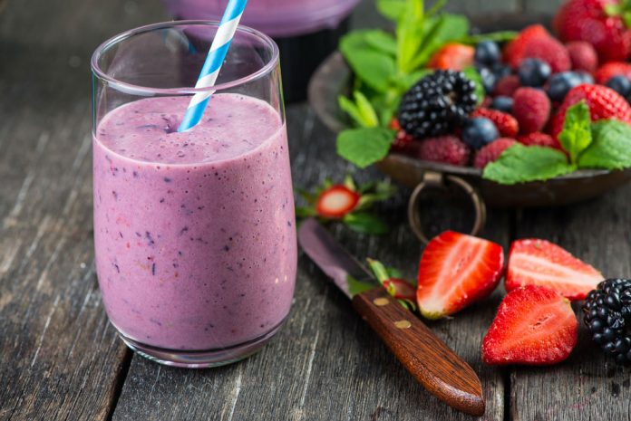 Forest fruit smoothie