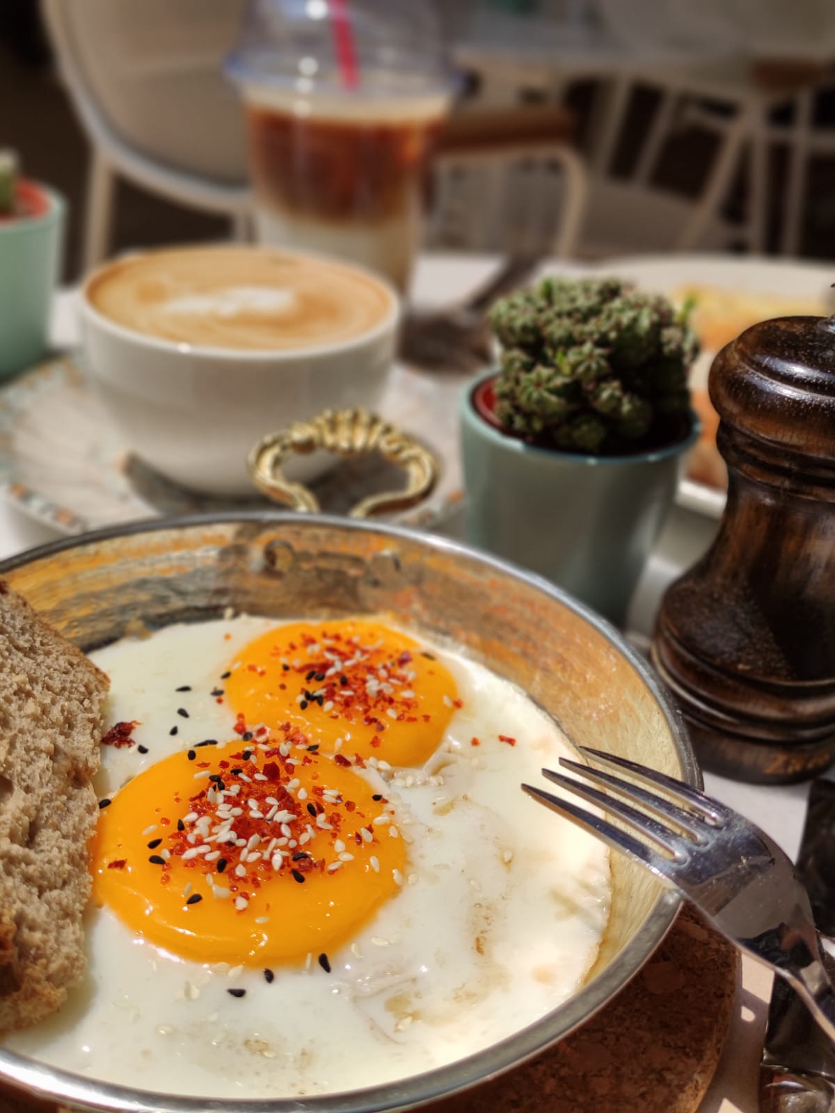 Pan-Fried Eggs