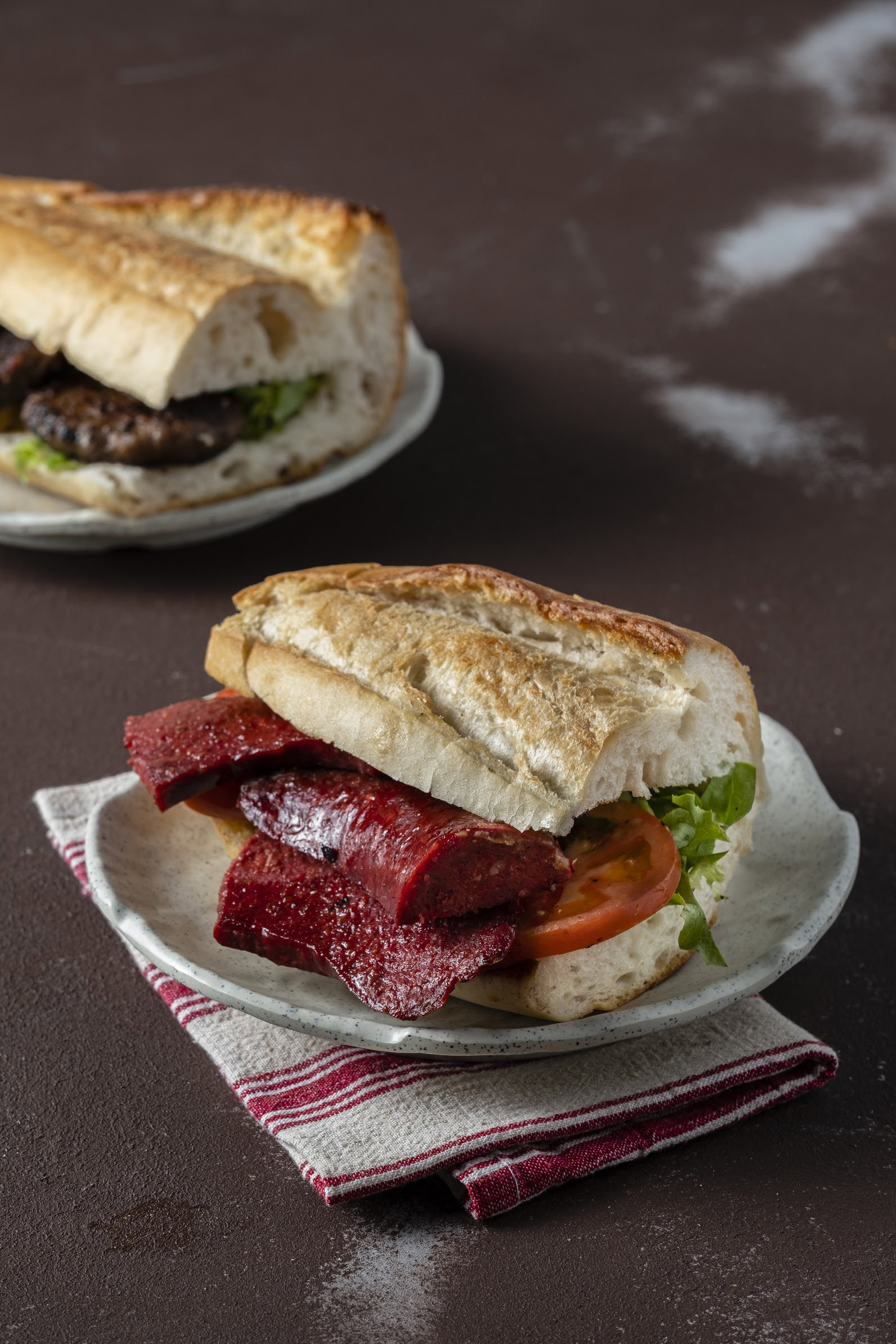 Sucuk sandwich – half