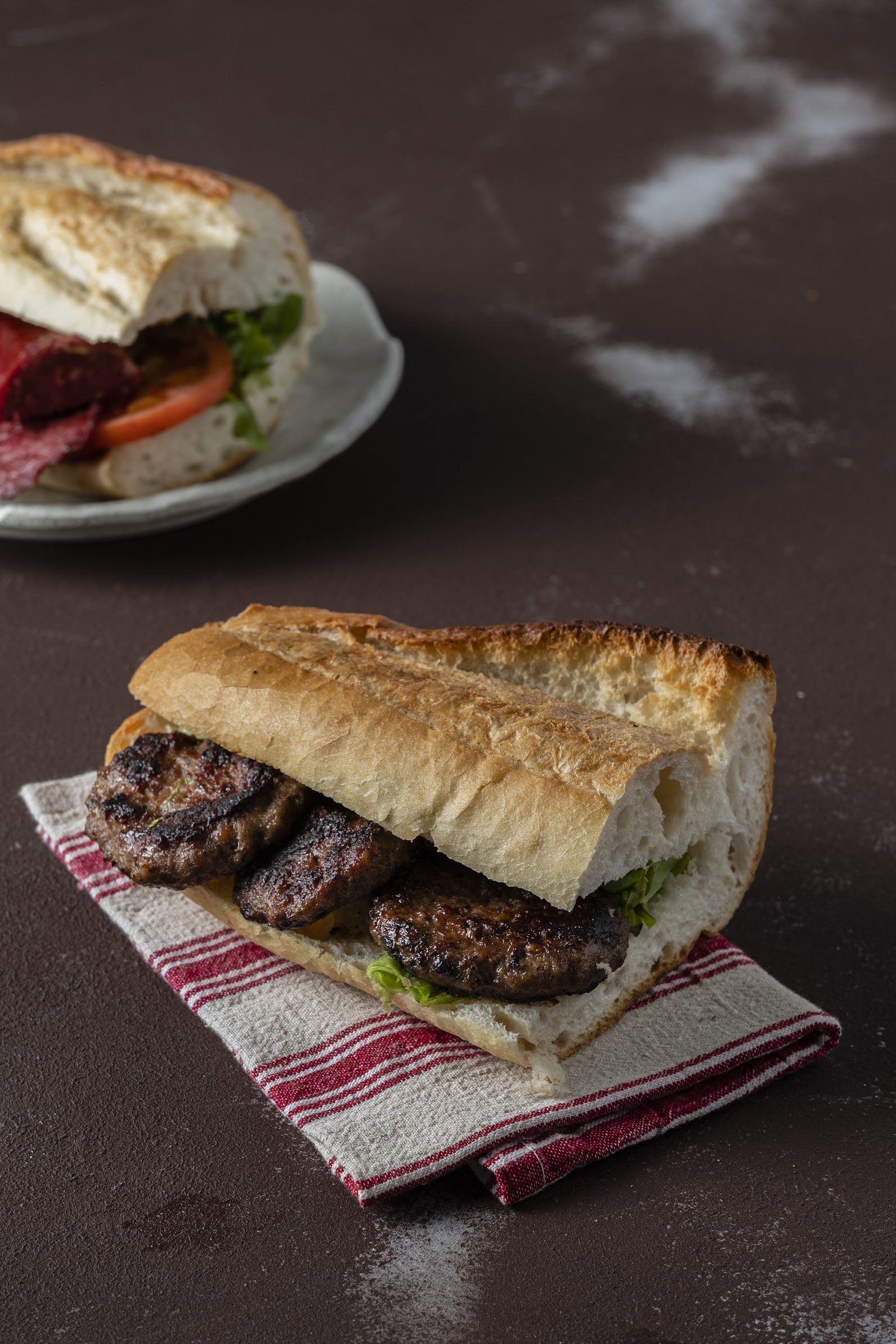 Half köfte sandwich