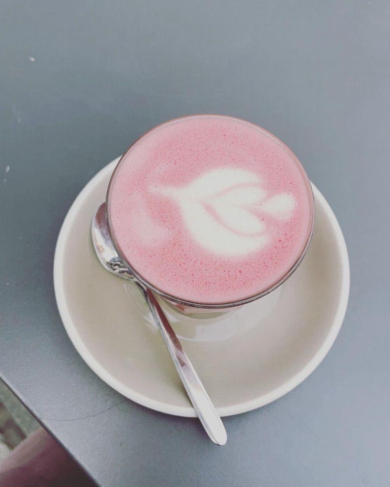 Iced Pink White Latte