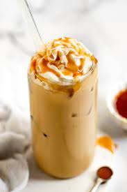 Iced caramel mocha