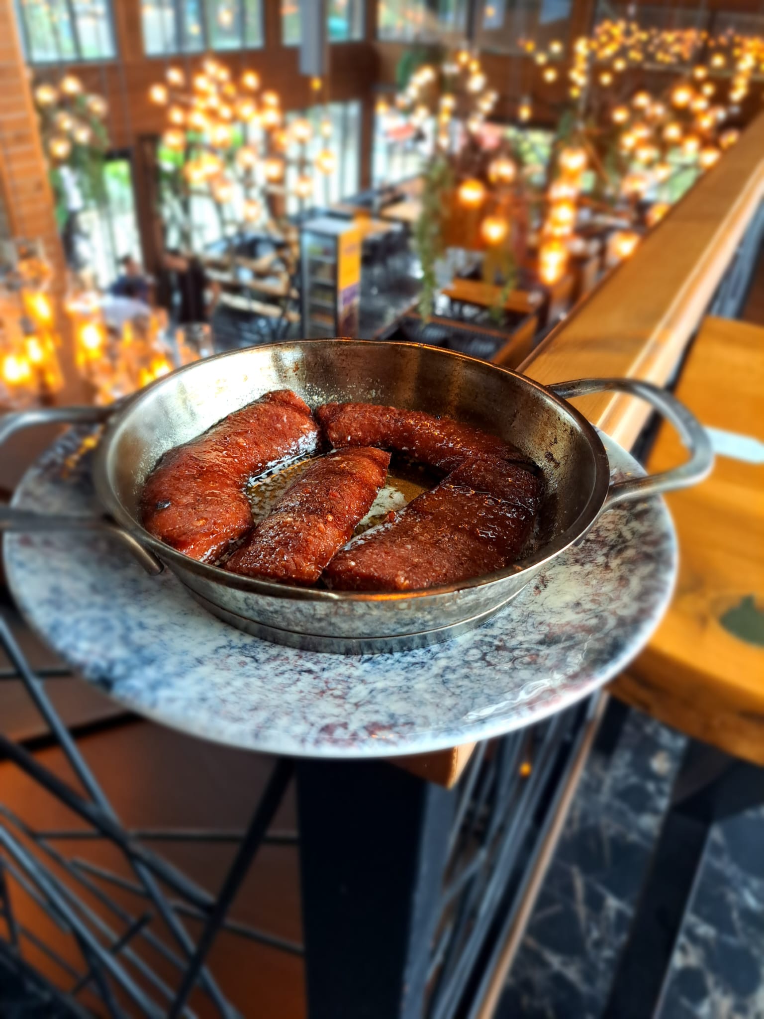 Pan-fried sucuk
