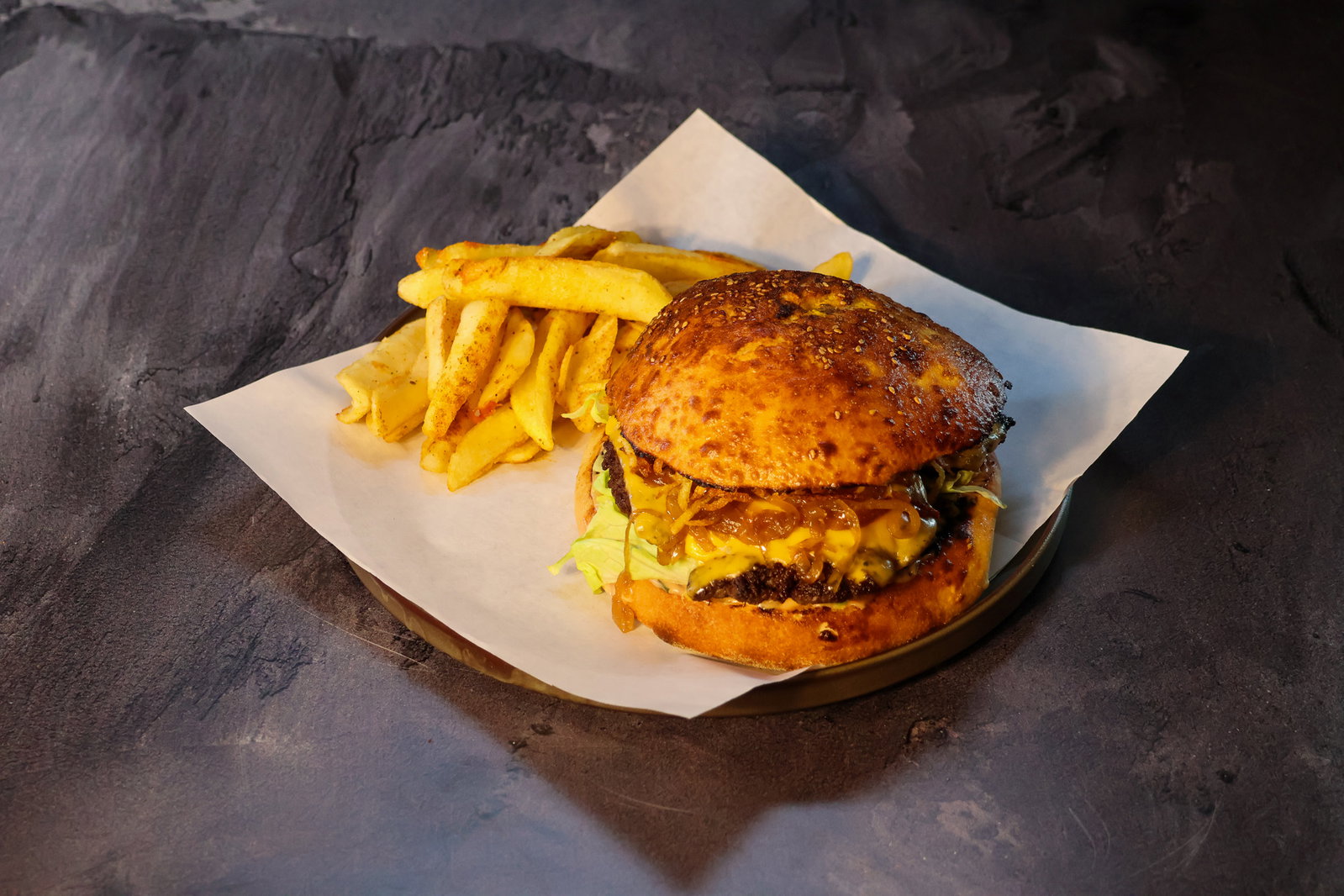 Cheesy Peasy Burger