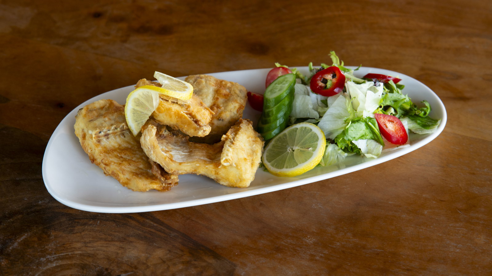 Pan-fried pike