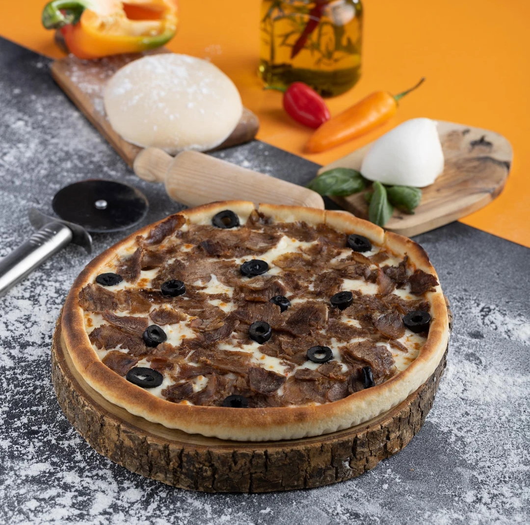 Kavurma pizza