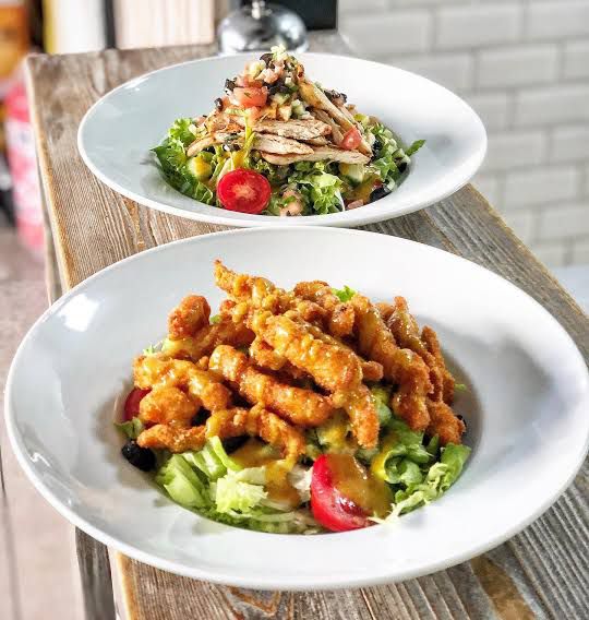 Crispy chicken salad