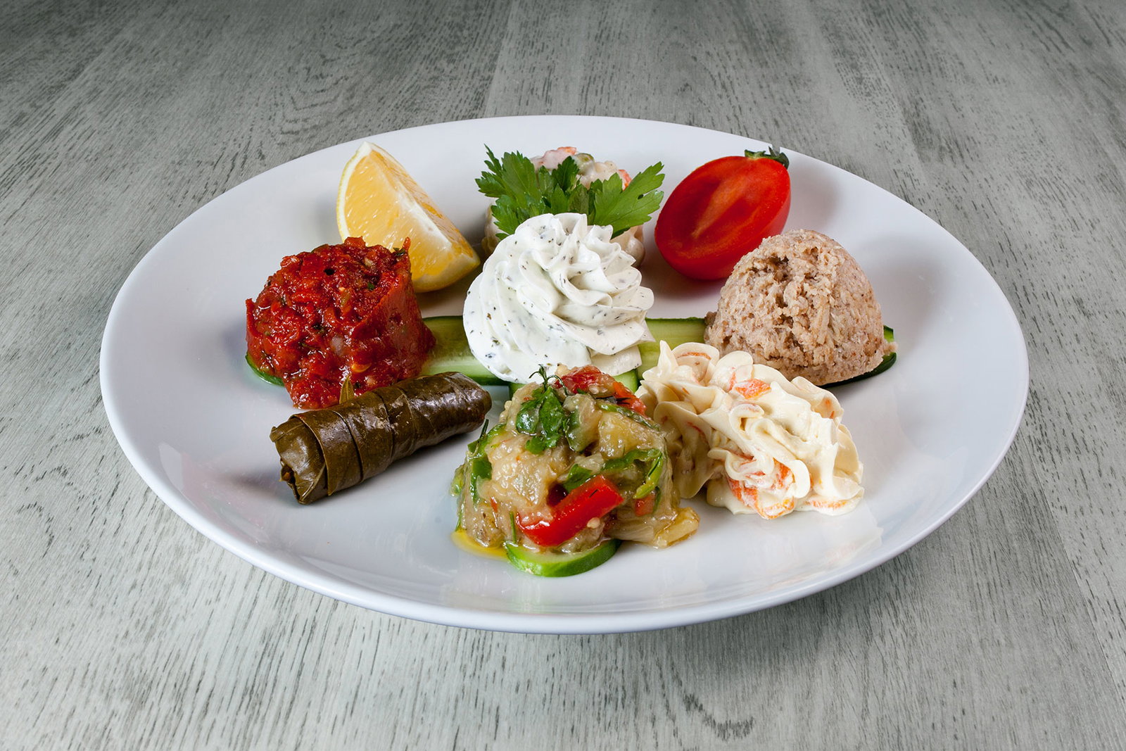 Hors d'oeuvre platter