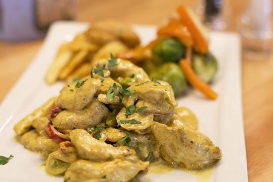 Chicken with Curry Sauce