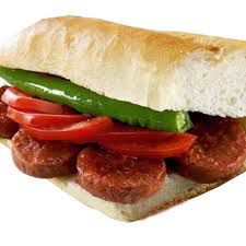 Sucuk Ekmek Yarım Ekmek-Sausage in Sandwich