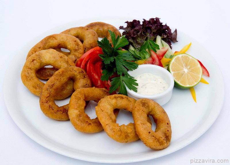 Kalamar Tava Porsiyon-Fried Calamari Portion 
