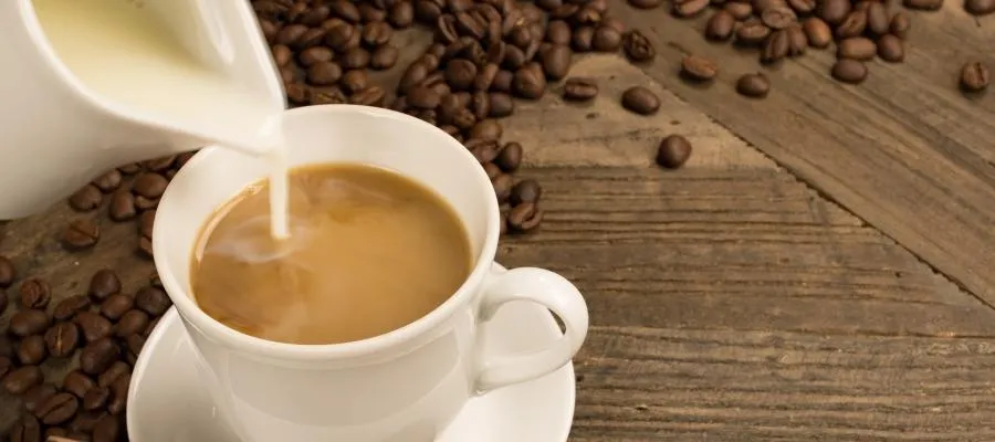 Turkish coffee with milk
