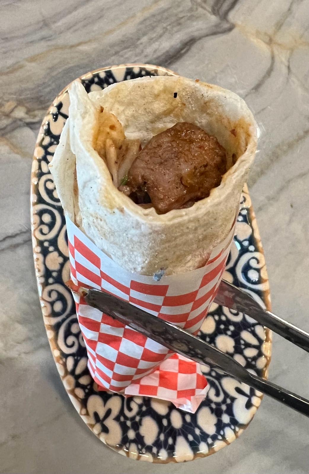 Mini liver dürüm