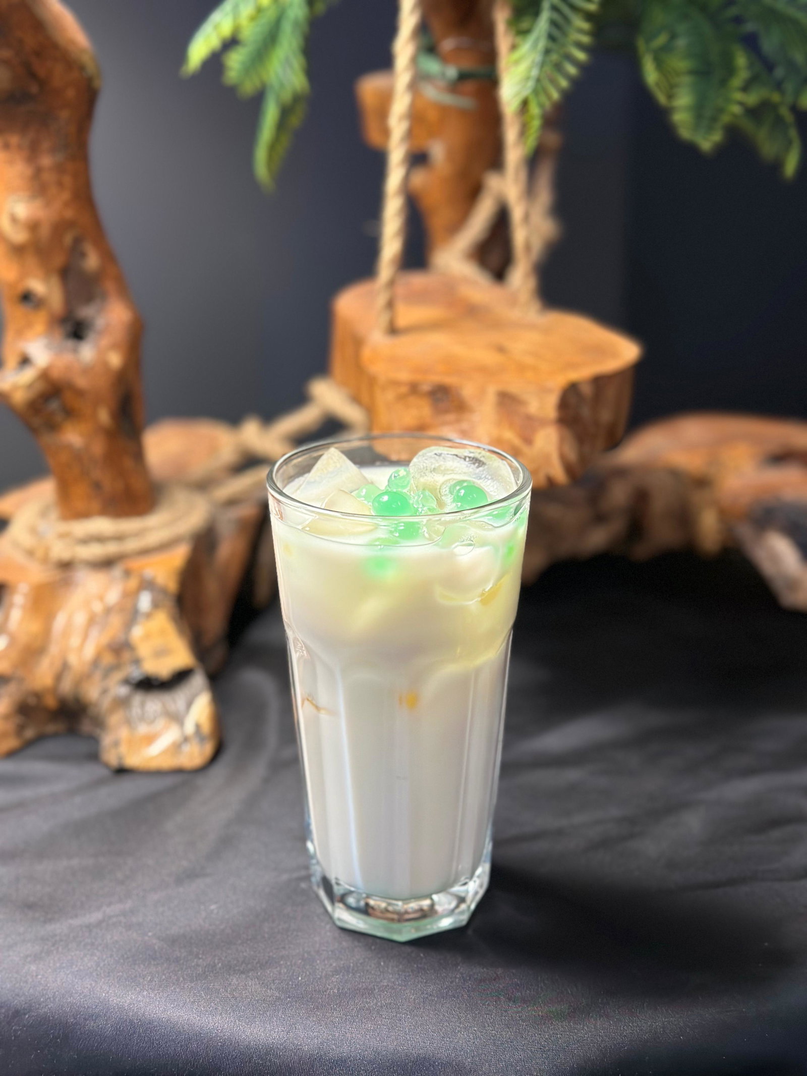 Green tea bubble tea
