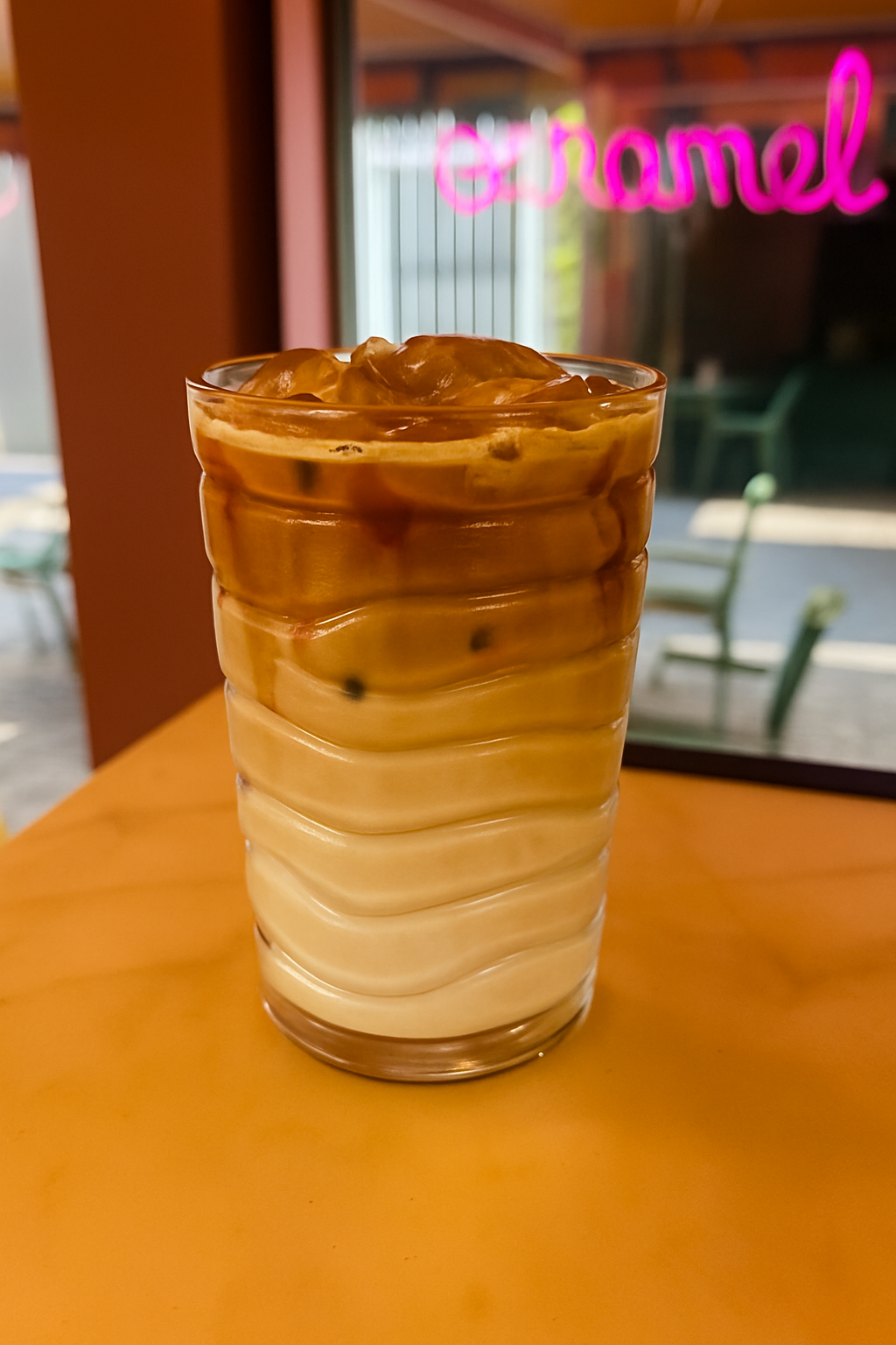 Iced Caramel Latte