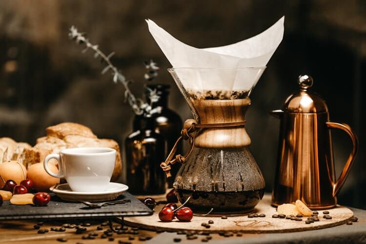 Brewed filter coffee
