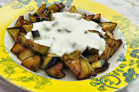 EGGPLANT WITH YOGHURT (HAYDARI-STYLE)