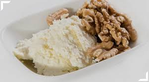 Tulum cheese with walnuts
